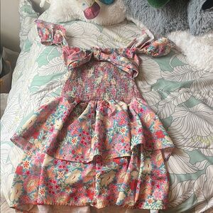 Floral Multicolor Kids Dress
